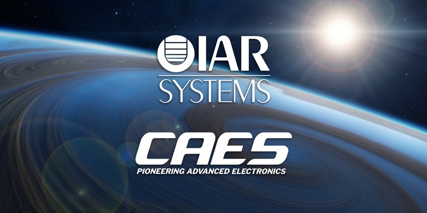 New partnership between IAR Systems and CAES: NOEL-V support introduced in IAR Embedded Workbench